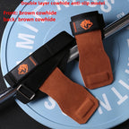 2PCS Silicone Non-Slip Gym Palm Protector Lifting Strap for Deadlifts Rowing Pull-Up Various Cowhide Leather PVC Various Combinations
