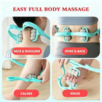 【WA】Handheld Neck And Shoulder Massager With 6 Balls, Relaxes Neck, Shoulders, And The Entire Body