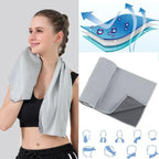High Quality Mini Quick Dry Fitness Cool Towel Silica Gel Microfiber Sports Quick Dry Cool Towel Quick Drying Towel Sports