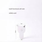 150cm Auto-Retractable Body Tape Measure, Double Sided BMI Measurement Tool for Waist, Hip, Chest - Fitness & Sewing