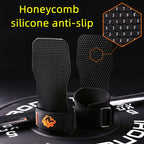 2PCS Silicone Non-Slip Gym Palm Protector Lifting Strap for Deadlifts Rowing Pull-Up Various Cowhide Leather PVC Various Combinations