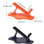 Universal Curved Non-Slip Mobile Phone Holder Ergonomic Anti-Slip Bedside Phone Stand Portable Stable Lazy Phone Stand Sleeping