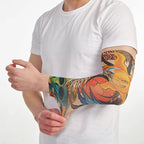 2026 Tattoo Sleeves 6 PCS Unisex Summer UV Sun Protection Arm Covers Cycling Driving Fishing Beach Breathable Nightclub Elastic