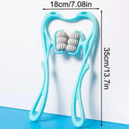 【WA】Handheld Neck And Shoulder Massager With 6 Balls, Relaxes Neck, Shoulders, And The Entire Body