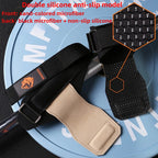 2PCS Silicone Non-Slip Gym Palm Protector Lifting Strap for Deadlifts Rowing Pull-Up Various Cowhide Leather PVC Various Combinations