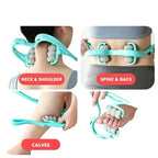 【WA】Handheld Neck And Shoulder Massager With 6 Balls, Relaxes Neck, Shoulders, And The Entire Body