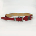 Punk New Gothic Y2K Women Men Belts Luxury Brands Gothic Ladies Hip Hop Punk Rivet Skeleton Print Waist Belt Jeans Waistband